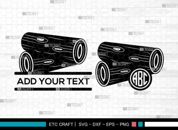 Download Wood Log Monogram SVG, Woodcutting - Premium Resources