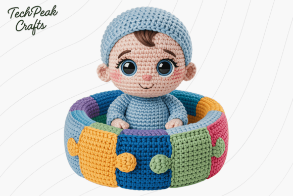 Download Crochet Autism Baby Puzzle PNG - Baby puzzle Collection