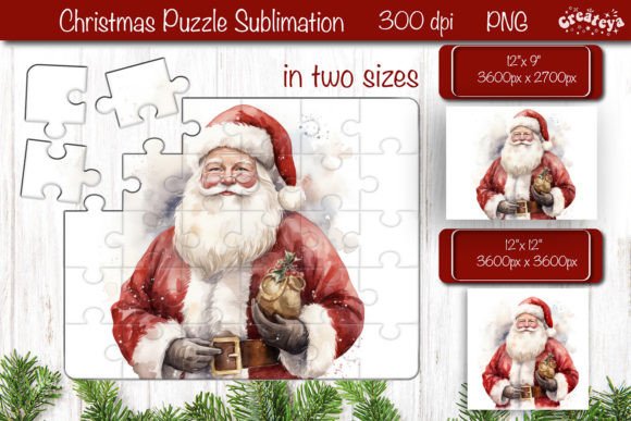 Download Christmas Puzzle PNG Kids Puzzle Santa - Kids puzzle Collection