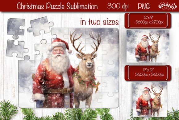 Download Christmas Puzzle PNG Kids Puzzle Santa - Kids puzzle Collection