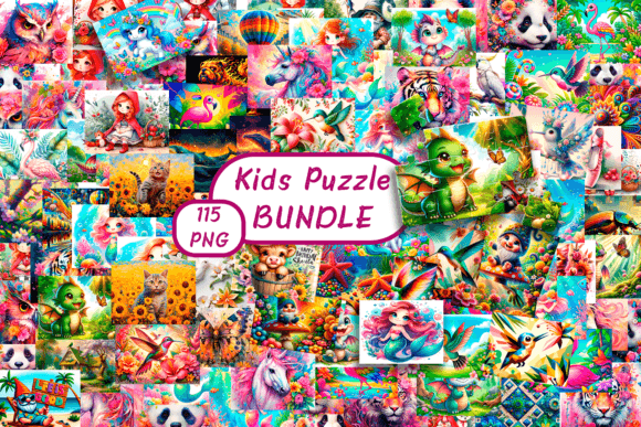 Download Kids Puzzle Bundle | Baby Animals Puzzle - Kids puzzle Collection
