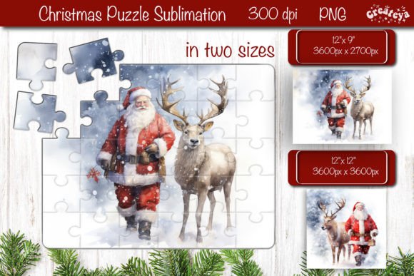 Download Christmas Puzzle PNG Kids Puzzle Santa - Kids puzzle Collection