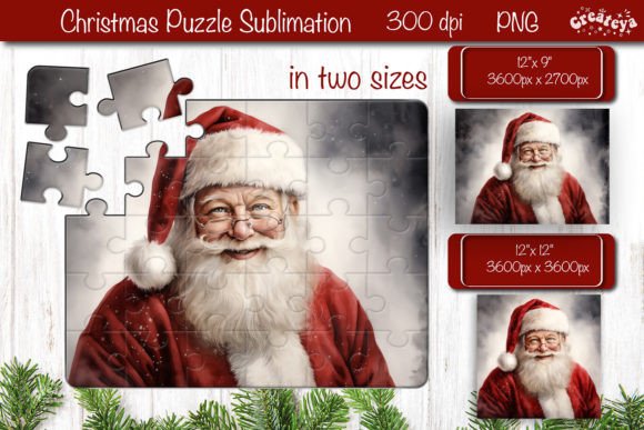 Download Christmas Puzzle PNG Kids Puzzle Santa - Kids puzzle Collection