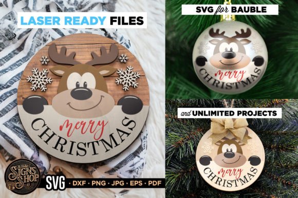 Download Mery Christmas Cute Deer | SVG Sign - Svg sign Collection