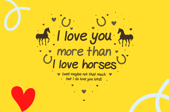 Download HORSE SIGN LOVE YOU MORE THAN HORSES - Horse sign Collection